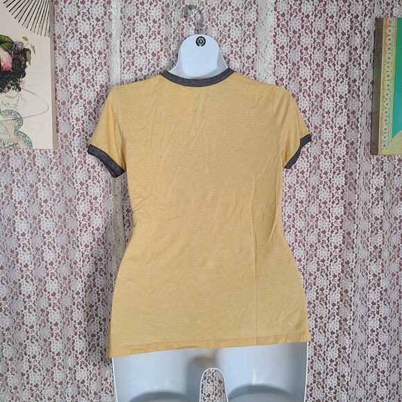 NWT Zoe and Liv yellow california take the long way home tee size large - Picture 6 of 8